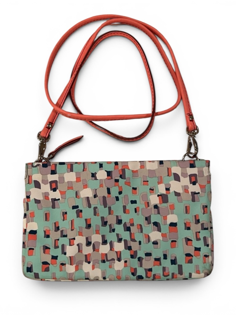 Fossil Keyper Mini Flap Crossbody Bag Mosaic Print
